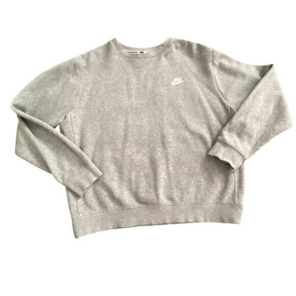 Nike Tops - Nike Pullover Crewneck Sweatshirt-Gray-Size M-GUC